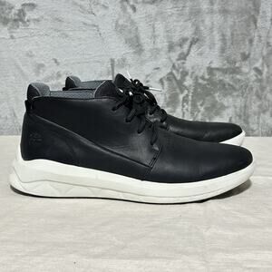 Timberland Bradstreet Ultra Chukka Boot Mens size 10 Black Leather Gorpcore EUC